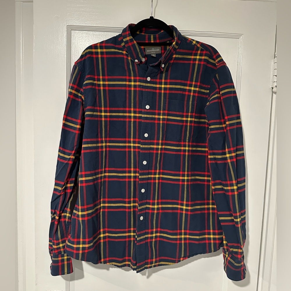 LL Bean Flannel size L